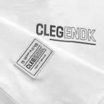 Áo thun CLEGENDK oversize cổ tròn in chữ