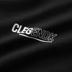 Áo thun CLEGENDK oversize cổ tròn in chữ