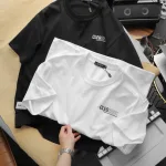 Áo thun CLEGENDK oversize cổ tròn in chữ