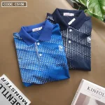 Chỗ sỉ áo thun nam cổ bẻ chấm bi