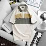 Chuyên sỉ áo Thun Nam Cổ Bẻ Họa Tiết Hai Sọc Viền Bo Tay Áo Bền Đẹp (Có Size 3XL)