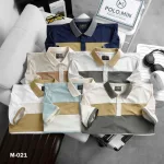 Chuyên sỉ áo Thun Nam Cổ Bẻ Họa Tiết Hai Sọc Viền Bo Tay Áo Bền Đẹp (Có Size 3XL)