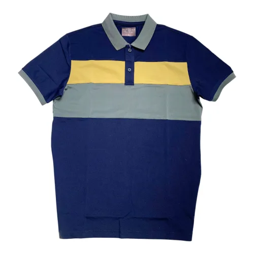 Chuyên sỉ áo Thun Nam Cổ Bẻ Họa Tiết Hai Sọc Viền Bo Tay Áo Bền Đẹp (Có Size 3XL)