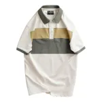 Chuyên sỉ áo Thun Nam Cổ Bẻ Họa Tiết Hai Sọc Viền Bo Tay Áo Bền Đẹp (Có Size 3XL)