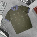 Áo thun nam cổ bẻ in họa tiết máy bay, size 3XL