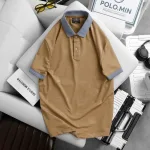 Áo thun nam cổ bẻ in họa tiết máy bay, size 3XL