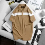 Shop sỉ áo Thun Nam Cổ Bẻ Họa Tiết Sọc Ngang Trước Ngực Bền Đẹp (Có Size 3XL)