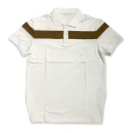 Shop sỉ áo Thun Nam Cổ Bẻ Họa Tiết Sọc Ngang Trước Ngực Bền Đẹp (Có Size 3XL)