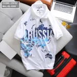 Shop sỉ áo Thun Nam Polo Tay Ngắn In Hình Cao Cấp