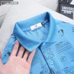 Áo thun nam cổ bẻ họa tiết in, có size 3XL - CS183