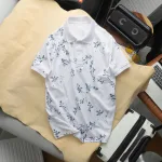 Áo Polo Nam Big Size In Họa Tiết Lá Nổi Bật
