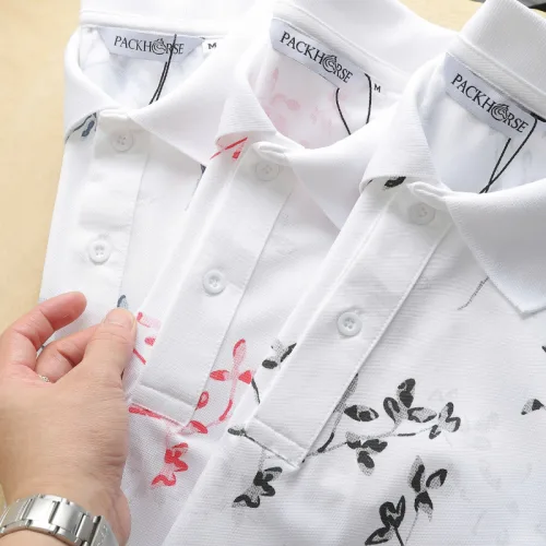 Áo Polo Nam Big Size In Họa Tiết Lá Nổi Bật