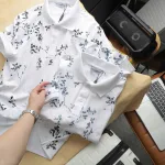 Áo Polo Nam Big Size In Họa Tiết Lá Nổi Bật