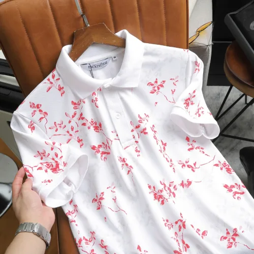 Áo Polo Nam Big Size In Họa Tiết Lá Nổi Bật