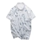 Áo Polo Nam Big Size In Họa Tiết Lá Nổi Bật