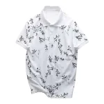 Áo Polo Nam Big Size In Họa Tiết Lá Nổi Bật