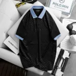 Áo thun nam cổ bẻ họa tiết độc đáo, size 3XL
