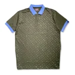 Áo thun nam cổ bẻ họa tiết độc đáo, size 3XL