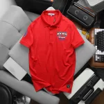 Áo thun nam cổ bẻ CS245 có size 3X, in logo trước ngực và tay áo