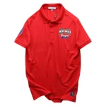 Áo thun nam cổ bẻ CS245 có size 3X, in logo trước ngực và tay áo
