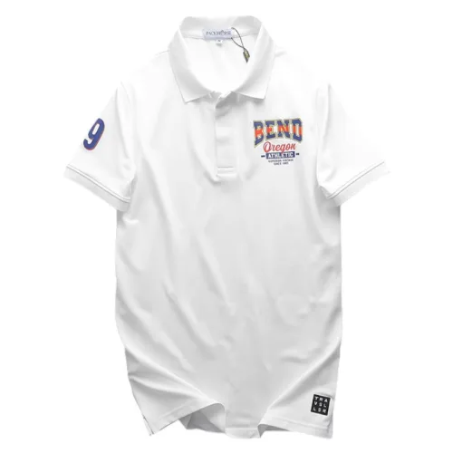 Áo thun nam cổ bẻ CS245 có size 3X, in logo trước ngực và tay áo
