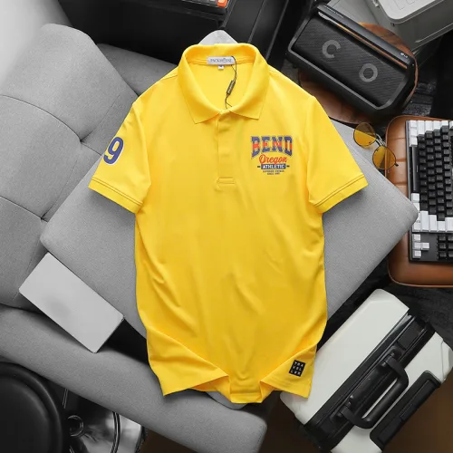 Áo thun nam cổ bẻ CS245 có size 3X, in logo trước ngực và tay áo