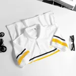 Áo Polo Nam Tay Ngắn Họa Tiết Sọc, Có Size 3XL
