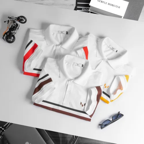 Áo Polo Nam Tay Ngắn Họa Tiết Sọc, Có Size 3XL