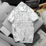 Pack Horse Áo Thun Nam Cổ Bẻ Họa Tiết, Có Size 3x