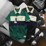 Áo thun nam Pack Horse cổ bẻ, thêu logo Superior trước ngực, size 3X