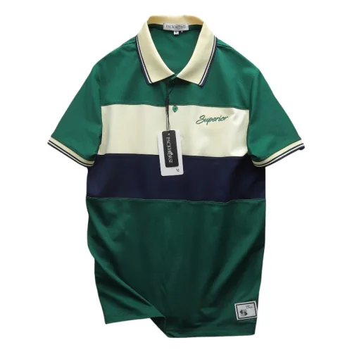 Áo thun nam Pack Horse cổ bẻ, thêu logo Superior trước ngực, size 3X