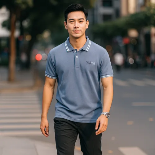 Shop sỉ áo Thun Nam Cổ Bẻ Pack Hourse Thêu Chữ Polo TE