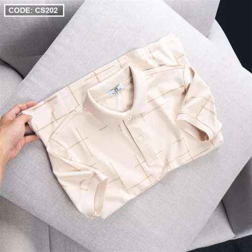 Nơi lấy sỉ áo Thun Nam Cổ Bẻ Phối Hoạ Tiết Kẻ Sọc (Có size 3x)