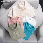 Nơi lấy sỉ áo Thun Nam Cổ Bẻ Phối Hoạ Tiết Kẻ Sọc (Có size 3x)