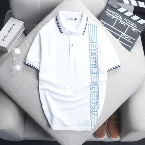 Áo Polo Nam Cá Sấu Poly Phối Sọc, Size 3XL