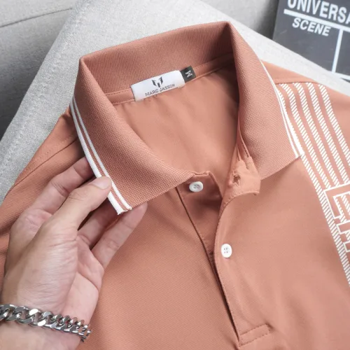 Áo Polo Nam Cá Sấu Poly Phối Sọc, Size 3XL