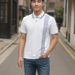 Áo Polo Nam Cá Sấu Poly Phối Sọc, Size 3XL