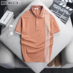 Áo Polo Nam Cá Sấu Poly Phối Sọc, Size 3XL