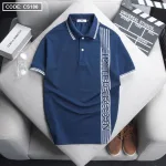 Áo Polo Nam Cá Sấu Poly Phối Sọc, Size 3XL