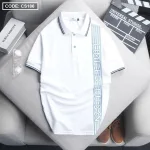 Áo Polo Nam Cá Sấu Poly Phối Sọc, Size 3XL