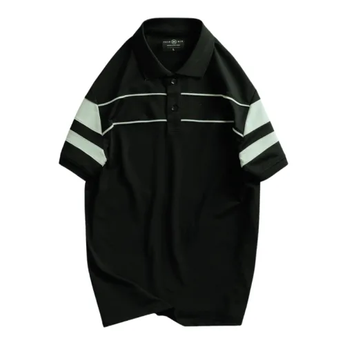 Shop sỉ áo Thun Nam Cổ Bẻ Phối Sọc Áo Trẻ Trung (Có Size 3XL)
