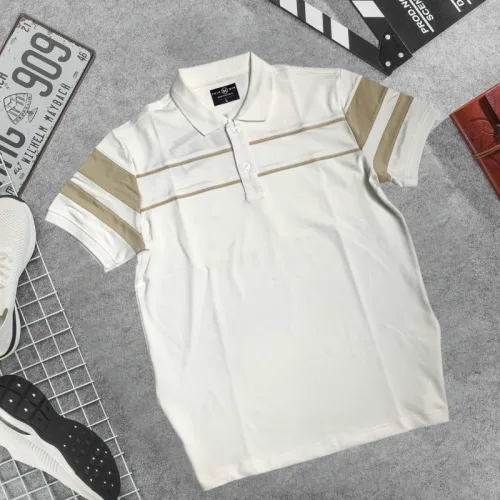 Shop sỉ áo Thun Nam Cổ Bẻ Phối Sọc Áo Trẻ Trung (Có Size 3XL)
