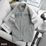 Shop sỉ áo Thun Nam Cổ Bẻ Phối Sọc Áo Trẻ Trung (Có Size 3XL)