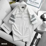Shop sỉ áo Thun Nam Cổ Bẻ Phối Sọc Áo Trẻ Trung (Có Size 3XL)