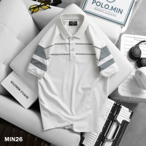 Shop sỉ áo Thun Nam Cổ Bẻ Phối Sọc Áo Trẻ Trung (Có Size 3XL)