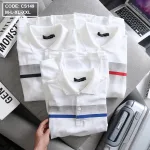 Nơi lấy sỉ áo Thun Nam Có Cổ Tay Ngắn Phối Sọc