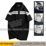 Chuyên sỉ áo Thun Nam Cổ Bẻ Phối Sọc Độc Đáo (Có Size 3XL)