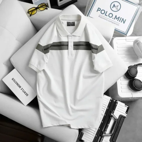 Chuyên sỉ áo Thun Nam Cổ Bẻ Phối Sọc Độc Đáo (Có Size 3XL)