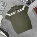 Chuyên sỉ áo Thun Nam Cổ Bẻ Phối Sọc Độc Đáo (Có Size 3XL)