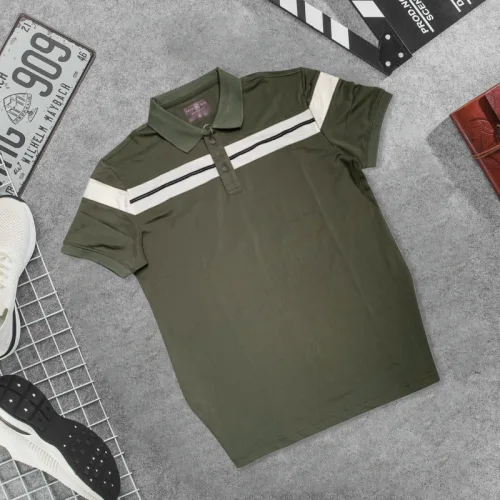 Chuyên sỉ áo Thun Nam Cổ Bẻ Phối Sọc Độc Đáo (Có Size 3XL)